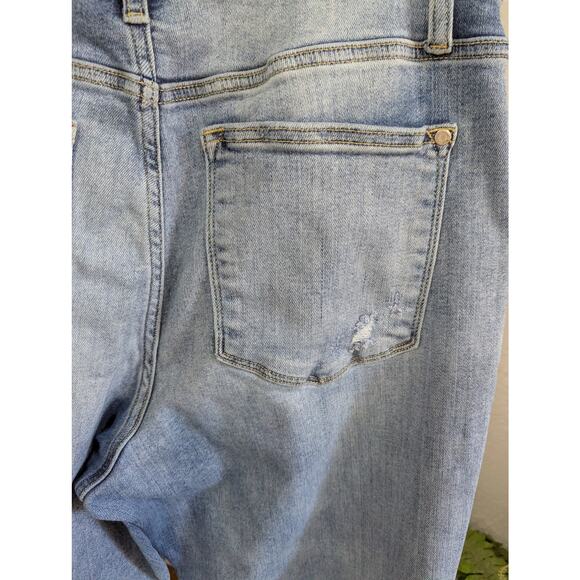 Judy Blue Mid Rise Straight Fit Women's Denim Jeans Sz 14W - Picture 4 of 15